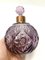 Bouteille de Parfum Lilas en Verre Taillé à la Main et Laiton, 1940s 5