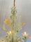 Five-Light Opal Chandelier with Gold Details, 1983 7