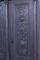 Large Three-Column Grey Pine Wardrobe with Carved Fronts, 1895 11