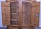 Kiefernholz Kleiderschrank mit 2 Türen, Original Schloss & Schlüssel, 1820 3
