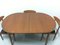 Vintage Double Extendable Teak Dining Table by Nils Jonsson for Troeds, Image 20
