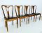 Mid-Century Chairs by Guglielmo Ulrich for Saffa, 1940s, Set of 4 3