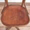Antique Swivel Desk Chair in Bentwood from Thonet 4
