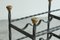 Mid-Century Modern Wine Rack in Wrought Iron Brass, 1940s, Image 3