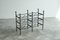 Mid-Century Modern Wine Rack in Wrought Iron Brass, 1940s, Image 2