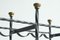 Mid-Century Modern Wine Rack in Wrought Iron Brass, 1940s, Image 5