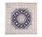 Nain Teppich aus Wolle mit Blumenmuster 1
