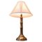 Vintage Table Lamp in Bamboo and Brass, 1920, Image 1