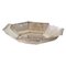 Art Deco Octagonal Bowl in Hand-Hammered and Silver-Plated Brass, 1930s 1