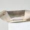 Art Deco Octagonal Bowl in Hand-Hammered and Silver-Plated Brass, 1930s 3