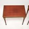 Tables d'Appoint Antiques Dorées, 1950, Set de 2 3