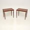 Tables d'Appoint Antiques Dorées, 1950, Set de 2 1