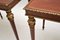 Tables d'Appoint Antiques Dorées, 1950, Set de 2 8