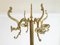 Vintage Italian Brass Free Standing Coat Rack 6