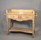 Art Deco French Bleached Oak Washstand, 1920s 3