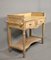 Art Deco French Bleached Oak Washstand, 1920s 13