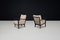 Mid-Century Beech Armchairs in Oak and Teddy Upholstery, France, 1950s, Set of 2, Image 3