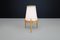 Large Modern Opaline Glass and Ash Floor Lamp attributed to Uluv, 1960s, Image 3