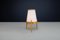 Large Modern Opaline Glass and Ash Floor Lamp attributed to Uluv, 1960s, Image 2