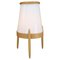 Large Modern Opaline Glass and Ash Floor Lamp attributed to Uluv, 1960s, Image 1