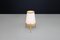 Large Modern Opaline Glass and Ash Floor Lamp attributed to Uluv, 1960s, Image 5