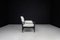 Mid-Century French Armchair in Patinated Oak and Bouclé Upholstery, 1960s 6