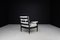 Mid-Century French Armchair in Patinated Oak and Bouclé Upholstery, 1960s 4