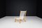 Mid-Century Scandinavian Lounge Chairs in Beech with New Canvas Straps by Børge Mogensen, 1960s, Set of 2 8