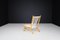 Mid-Century Scandinavian Lounge Chairs in Beech with New Canvas Straps by Børge Mogensen, 1960s, Set of 2 7
