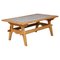 Scandinavian Modern Oak Coffee Table with Tiled Top, Denmark, 1950s 1