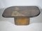 Table Basse Brutaliste en Pierre et Cuivre par Paul Kingma, 1970s 1