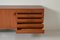 Large Teak Floating Sideboard, 1960s 7