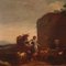Bucolic Landscape, 1680, Oil on Canvas, Framed 11