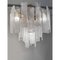 Venied-White Listelli Alabastro Murano Glass Style Chandelier by Simoeng 5