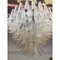 Monumental Murano Glass Selle Light Pink Italian Sputnik Chandelier by Simoeng 5