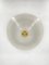 Ice Glass Ceiling Lamp from Peill & Putzler, 1950s 4