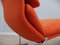 Wave Sessel & Fußhocker von Giovanni Offredi für Saporiti, 1970er 8
