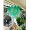 Scenographic Green Felci Murano Glass Style Chandelier by Simoeng 5