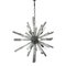 Sputnik Triedro Murano Glass Chandelier in Venini Style by Simoeng 1