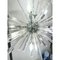 Sputnik Triedro Murano Glass Chandelier in Venini Style by Simoeng 2