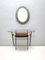 Vintage Ebonized Beech and Glass Console Table, 1950s 4