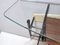 Vintage Ebonized Beech and Glass Console Table, 1950s 17