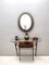 Vintage Ebonized Beech and Glass Console Table, 1950s 3
