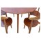 Modell FH4103 Heart Tisch und Stühle von Hans J. Wegner für Fritz Hansen, 1950er, 7 . Set 11