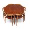 Modell FH4103 Heart Tisch und Stühle von Hans J. Wegner für Fritz Hansen, 1950er, 7 . Set 5