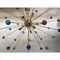 Italian Multicolored Star Murano Glass Sputnik Chandelier by Simoeng 7
