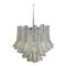 Murano Glass Sputnik Chandelier with Clear Seghettata Italian Glass by Simoeng 1