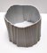 Postmodern Irregular Shaped Grey Earthenware Vase from Rosenthal, Italy, 1980s 4