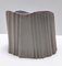 Postmodern Irregular Shaped Grey Earthenware Vase from Rosenthal, Italy, 1980s 8
