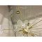 Murano Glass Sputnik Chandelier in Gold 24 Karat and Clear Butterfly by Simoeng 6